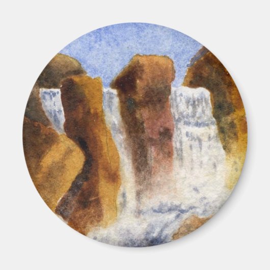 湖、小川、河川の磁石 マグネット (正面)