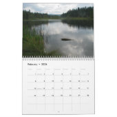 湖、川、太平洋の北西の池 カレンダー (2月 2026)