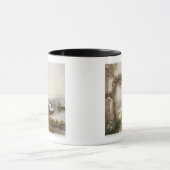 湖、「庭からのTrenthamホールの庭、 マグカップ (中央)