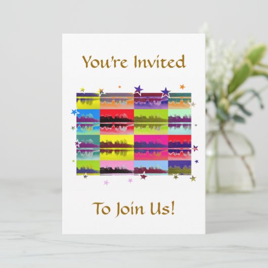 湖 招待状 (スタンド正面)