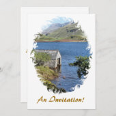 湖 招待状 (正面/裏面)