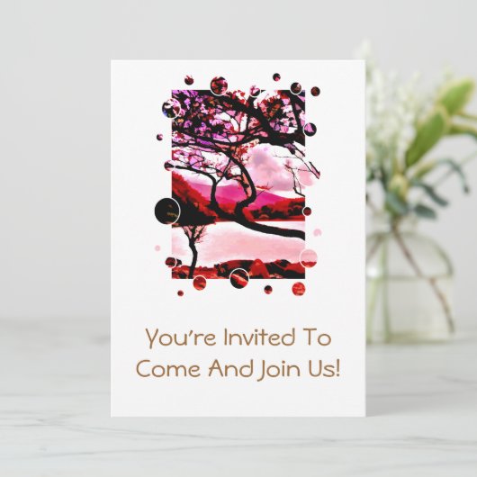 湖 招待状 (スタンド正面)