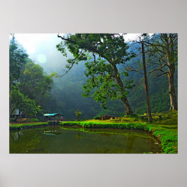 湖 – 景観街並み自然風景ポスター ポスター