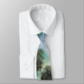 湖、《植物》スイレン、風景の木 ネクタイ (タイ)