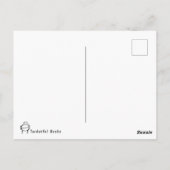 湖、漁師、ダックの釣りポストカード ポストカード (裏面)