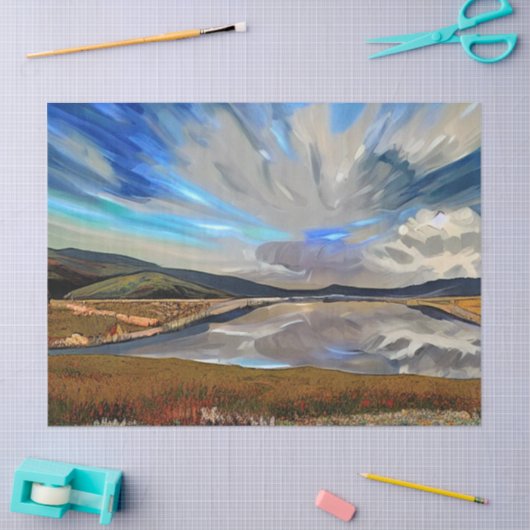 湖 薄葉紙 (クラフト)