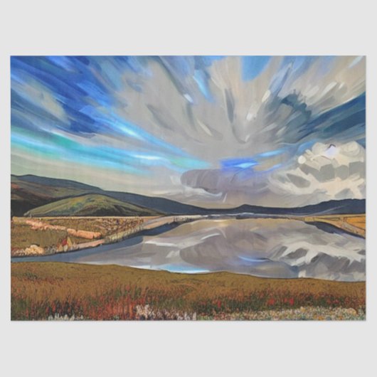 湖 薄葉紙 (正面)