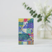 湖AtterのUnterachのクリムトStウォルフガング教会 名刺 (スタンド正面)