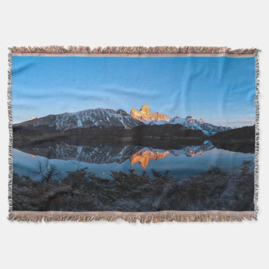 湖Capriのパタゴニアの全景 スローブランケット (正面)