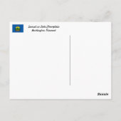 湖Champlainバーリントンヴァーモントの日没 ポストカード (裏面)