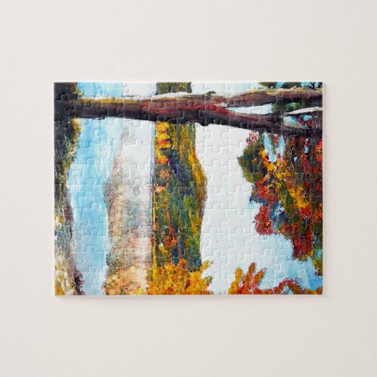 湖Champlain ジグソーパズル (横)