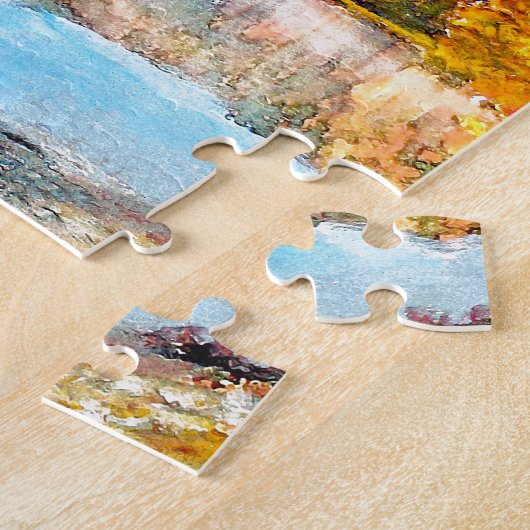湖Champlain ジグソーパズル (側面)