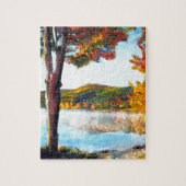 湖Champlain ジグソーパズル (縦)