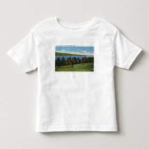 湖Cobbosseeconteeの景色の眺め トドラーTシャツ
