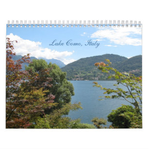 湖Comoのイタリアのカレンダー2013年 カレンダー