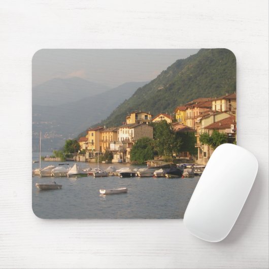 湖Como、イタリア マウスパッド (マウス)