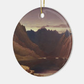 湖CoruiskのSkye -夜明け、c.1826-32の島(w/c セラミックオーナメント (左)