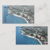 湖Garda、イタリア 名刺 (正面/裏面)