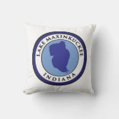 湖Maxinkuckee、インディアナ クッション (正面)