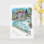 湖Merritt、オークランド カード (黄色い花)