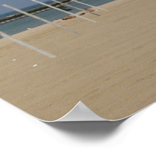 湖MIchiganビーコンのライトポスター ポスター (角)