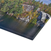 湖Minnewaskaのまわりの紅葉 カッティングボード (角)