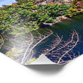 湖Minnewaskaのまわりの紅葉 フォトプリント (角)