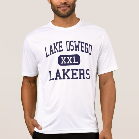 湖Oswego -レーカーズ-高湖Oswegoオレゴン Tシャツ (正面)