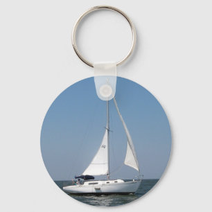 湖Pontchartrain Keychainの航海 キーホルダー