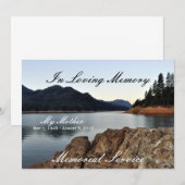 湖Shasta 案内状 (正面/裏面)