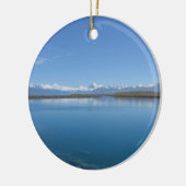 湖Tekapo、ニュージーランド セラミックオーナメント (左)