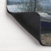 湖Ullswater Cumbria マウスパッド (コーナー)