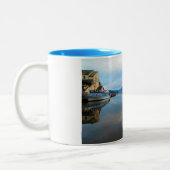 湖WINDEMEREの湖地区、イギリス、イギリス ツートーンマグカップ (左)