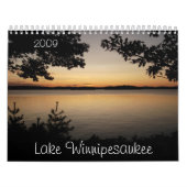 湖Winnipesaukee 2009年 カレンダー (カバー)