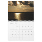 湖Winnipesaukee 2009年 カレンダー (2月 2027)