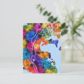 湛江中国シティマップ ポストカード (スタンド正面)