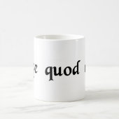 湧き出させるものをして下さい コーヒーマグカップ (中央)