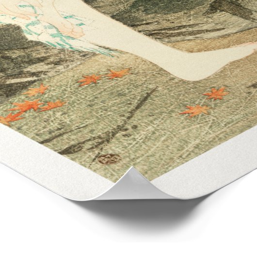 湯の花Shinsui Itou (1930) ポスター (角)