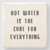 湯は万事薬 ストーンコースター (正面)