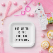 湯は万事薬 ペーパープレート (パーティー)