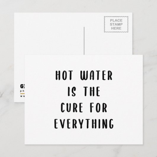 湯は万事薬 ポストカード (正面/裏面)