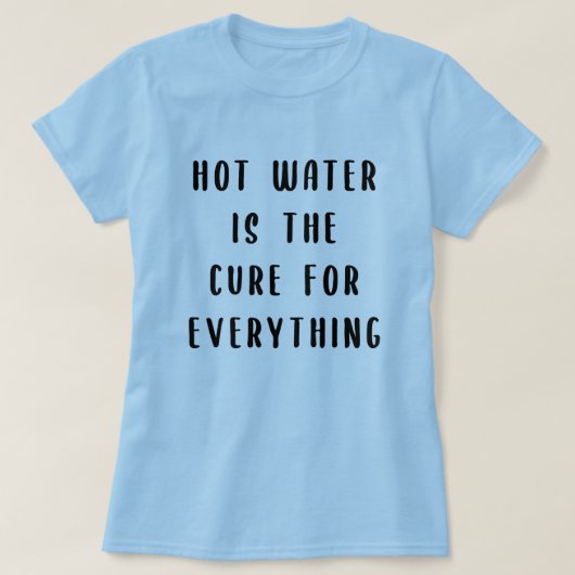 湯は万事薬 Tシャツ (デザイン正面)