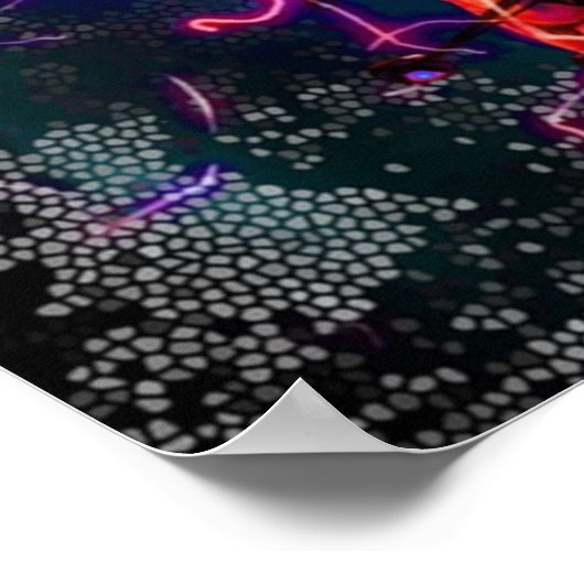 湯湯湯白松富黒 ポスター (角)