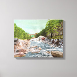 湯葉川3 キャンバスプリント