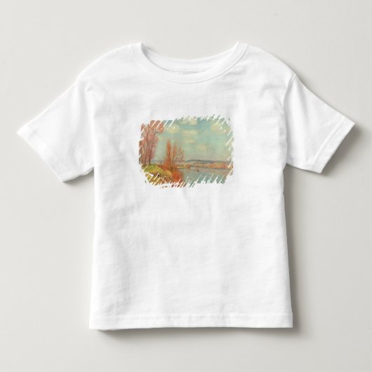 湾および川1901年(キャンバスの油) トドラーTシャツ (正面)