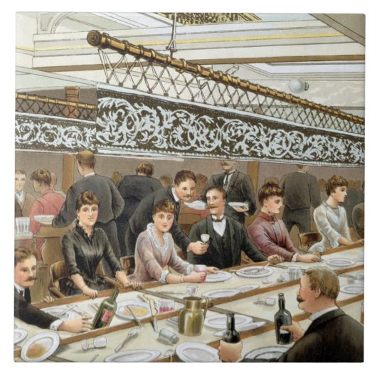 湾では、タイム夕食西部の海のうねり、f タイル (正面)