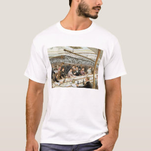 湾では、タイム夕食西部の海のうねり、f tシャツ