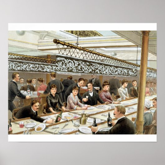 湾では、ディナータイム – 西部の海膨張， f ポスター (正面)