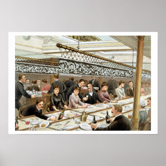 湾では、ディナータイム – 西部の海膨張, f ポスター (正面)