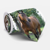 湾のサラブレッドの馬 ネクタイ (ロール)